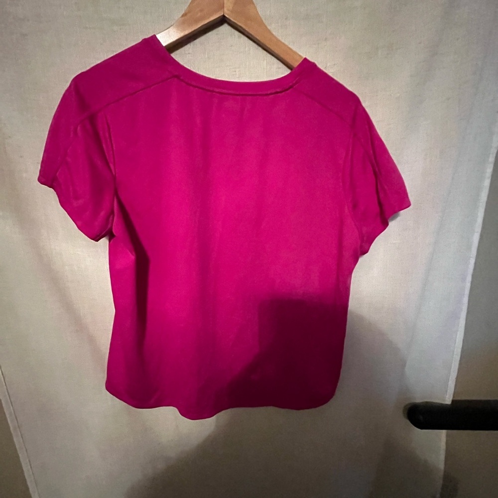 Avia Women's Bright Fuchsia Short Sleeve Tee Size XL - Picture 3 of 5